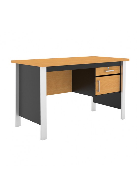 Mortred Study Desk With Iron Feet